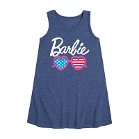 Big Girls Sleeveless Barbie A-Line Dress