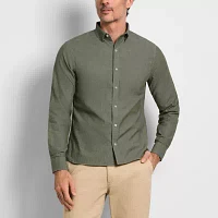 Van Heusen Mens Slim Fit Long Sleeve Button-Down Shirt