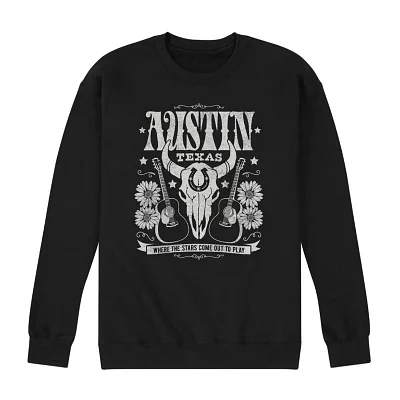 Novelty Mens Crew Neck Long Sleeve Sweatshirt