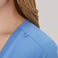 Hanes Womens V Neck Short Sleeve Tag Free Scrub Top
