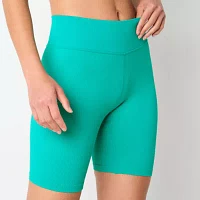 Xersion Womens Seamless Rib Bike Short