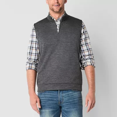 St. John's Bay Pullover Quarter Zip Mens Vest