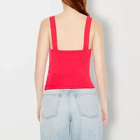 Forever 21 Ruched Womens Juniors Sleeveless Tank Top