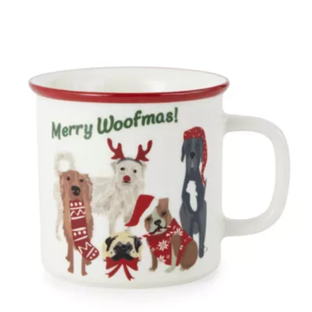 North Pole Trading Co. Merry Woofmas Christmas Coffee Mug