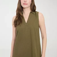 London Times Womens Sleeveless Maxi Dress