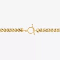 Made in Italy Womens 14K Gold Over Silver 18 Inch Chain Necklace