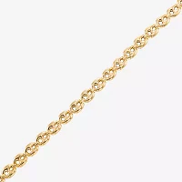 Made in Italy Womens 14K Gold Over Silver 18 Inch Mariner Chain Necklace