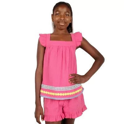 Lilt Big Girls 2-pc. Short Set