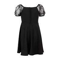 Speechless Big Girls Short Sleeve A-Line Dress
