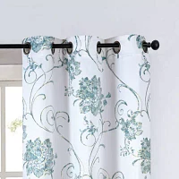 Regal Home Hendrix Grommet Top Blackout Set of 2 Curtain Panel