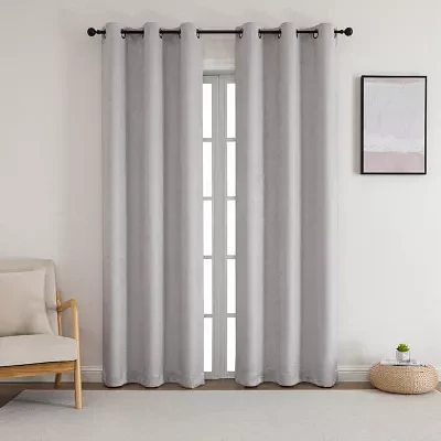 Sarah Grommet Top Blackout Set of 2 Curtain Panel