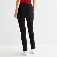 IZOD-Juniors Womens Skinny Flat Front Pant