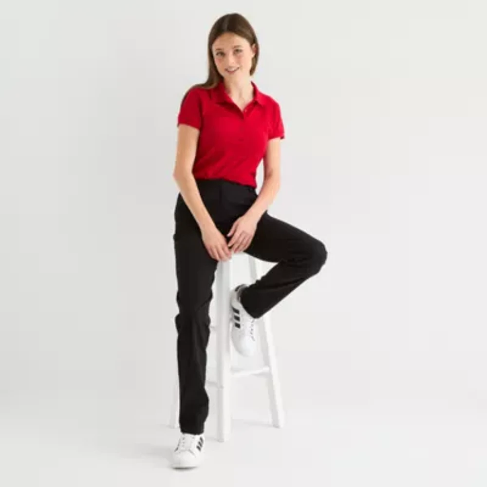 IZOD-Juniors Womens Straight Flat Front Pant