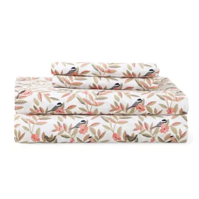 Home Expressions Cool and Crisp Cotton Percale Sheet Set
