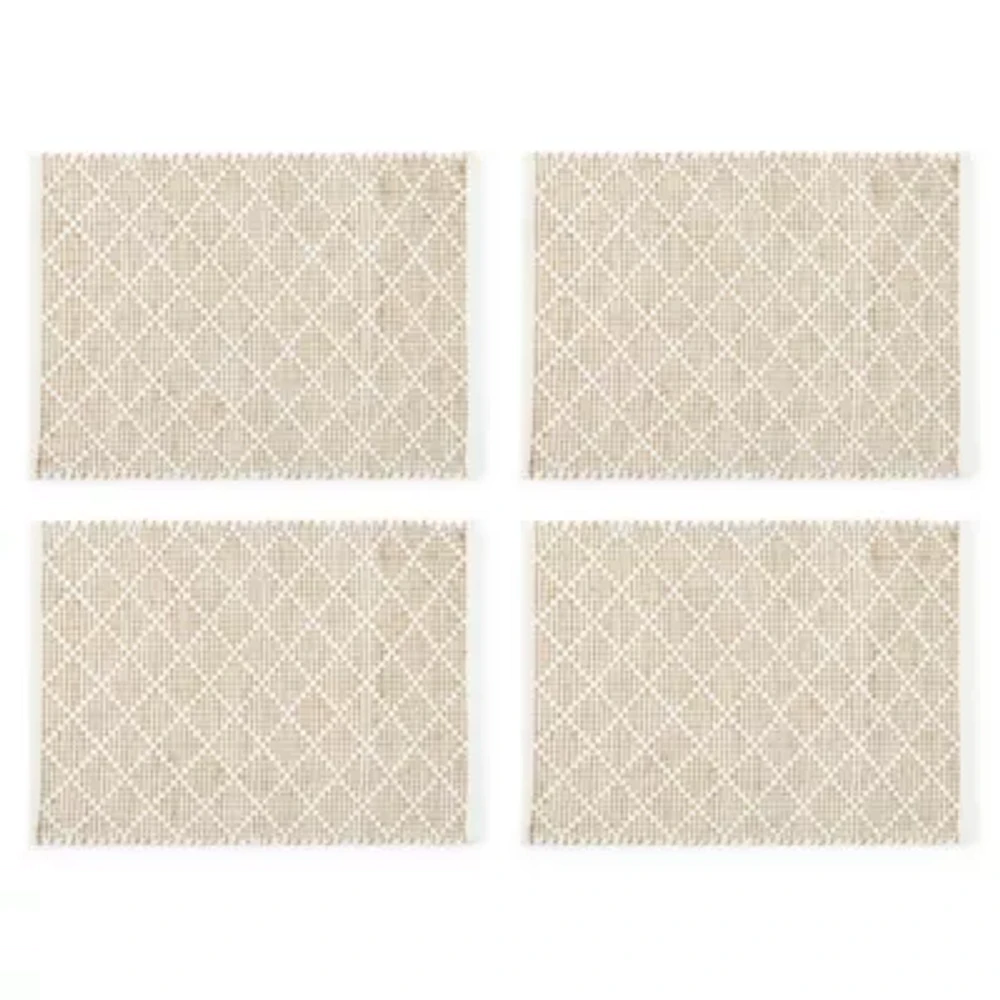 Linden Street Jute And Cotton 4-pc. Placemat