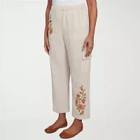 Alfred Dunner Copper Canyon Womens Straight Fit Ankle Pant