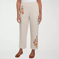 Alfred Dunner Copper Canyon Womens Straight Fit Ankle Pant