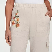 Alfred Dunner Copper Canyon Womens Straight Fit Ankle Pant