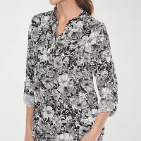 White Mark 2-pc. Floral Pant Set