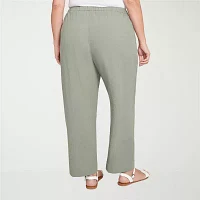 Alfred Dunner Copper Canyon Womens Straight Pull-On Pant