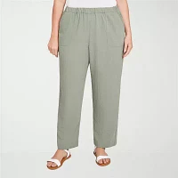 Alfred Dunner Copper Canyon Womens Straight Pull-On Pant
