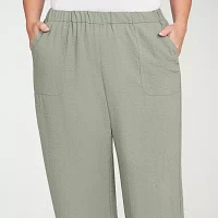 Alfred Dunner Copper Canyon Womens Straight Pull-On Pant
