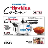 Hawkins Stainless Steel tri-Ply 5 Liter Pan