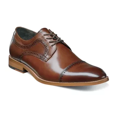 Stacy Adams® Dickinson Mens Leather Cap Toe Oxfords