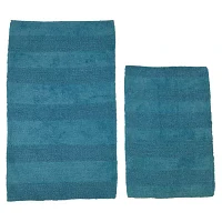 Castle Hill London Wide Cut 2-pc. Bath Rug Set