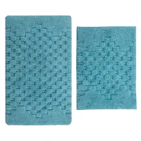 Castle Hill London Melange 2-pc. Bath Rug Set