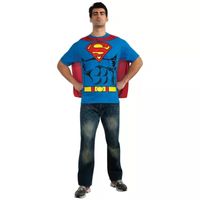 Mens T-Shirt DC Comics Superman 3-pc. Costume Set