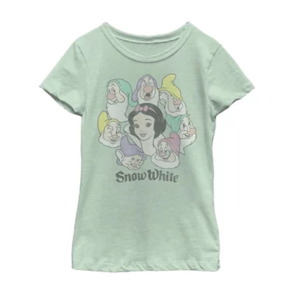 Thereabouts Little & Big Girls Round Neck Short Sleeve Graphic T-Shirt