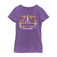 Little & Big Girls Disney Crew Neck Short Sleeve Encanto Graphic T-Shirt