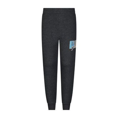 PUMA Big Girls Cuffed Fleece Jogger Pant