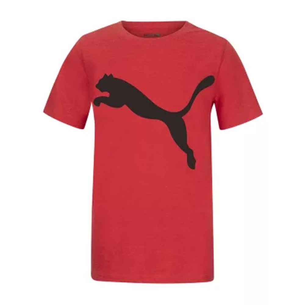 PUMA Big Boys Crew Neck Short Sleeve Graphic T-Shirt