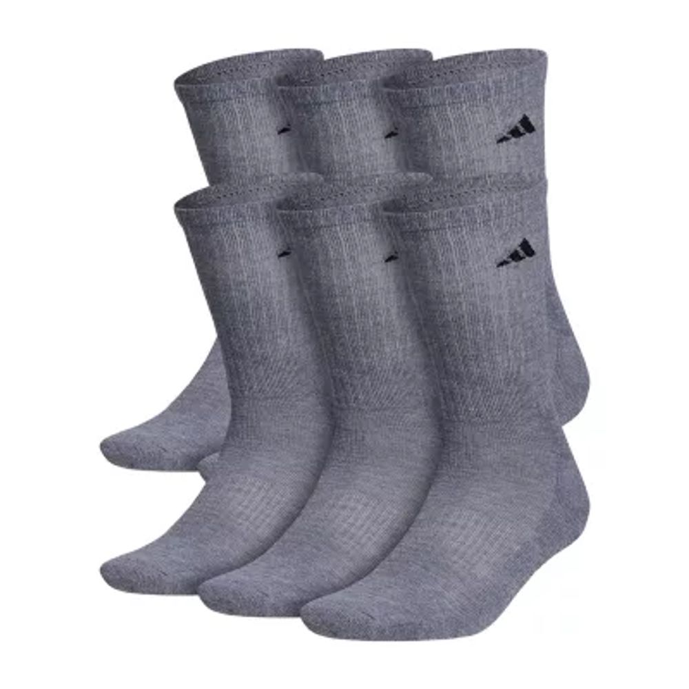 adidas 6 Pair Crew Socks Mens