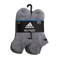 adidas 6 Pair No Show Socks Mens