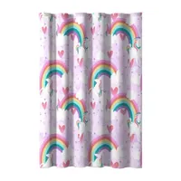 CHF Unicorn Rainbow Shower Curtain