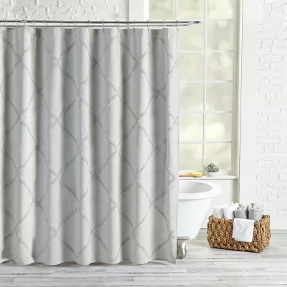 CHF Lattice Shower Curtain