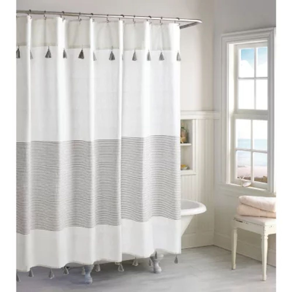 CHF Panama Stripe Shower Curtain