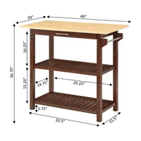 Designs2go Wood-Top Kitchen Islands