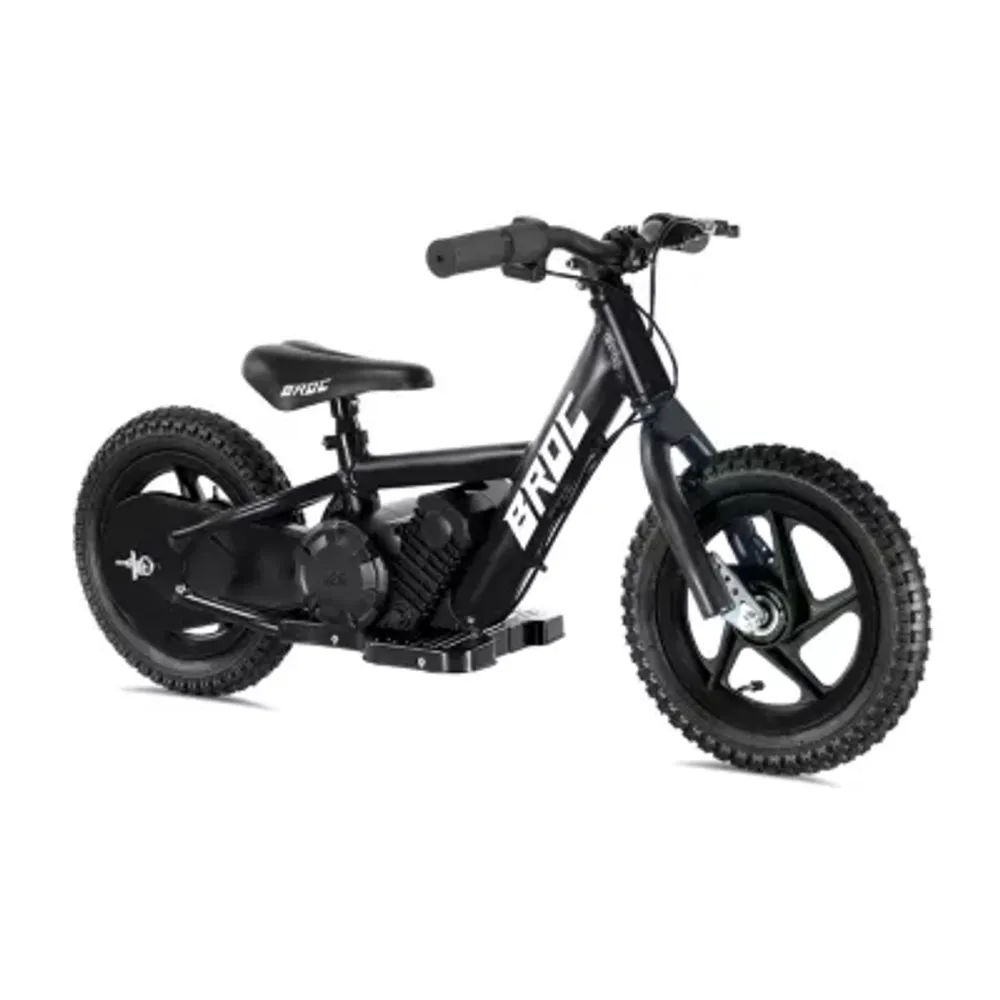 Brocusaebikes D16 16 Inch Black Ride-On Motorcycle