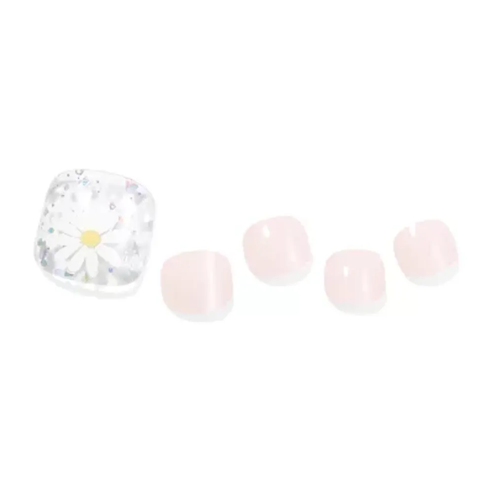 Dashing Diva Glaze Daisy Day Nail Pedi Strips Nail Appliques
