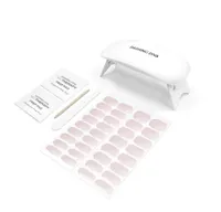 Dashing Diva Glaze Starter Kit Powder Pink Nail Appliques