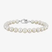 Dyed White Cultured Freshwater Pearl Strand Bracelets