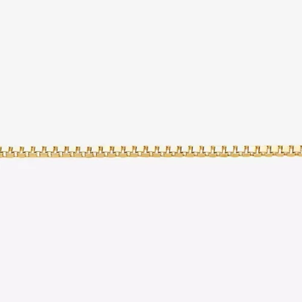 14K Gold 20 Inch Solid Box Chain Necklace