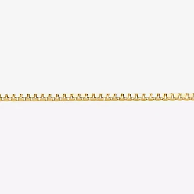 14K Gold 20 Inch Solid Box Chain Necklace