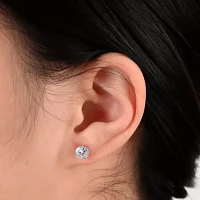 Sterling Silver Cubic Zirconia Earring Set 