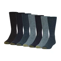 Gold Toe Harrington Bonus Pack 7 Pair Crew Socks Mens