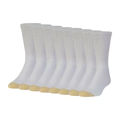 Gold Toe Athletic Sport Bonus Pack 8 Pair Crew Socks Mens